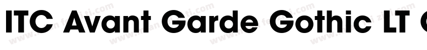 ITC Avant Garde Gothic LT Condense字体转换